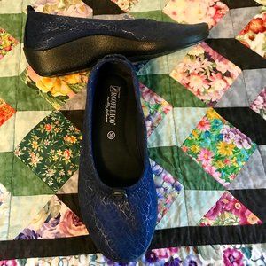 Arcopedico Ballet Flats L14, Navy Blue, 39, stretchy comfort